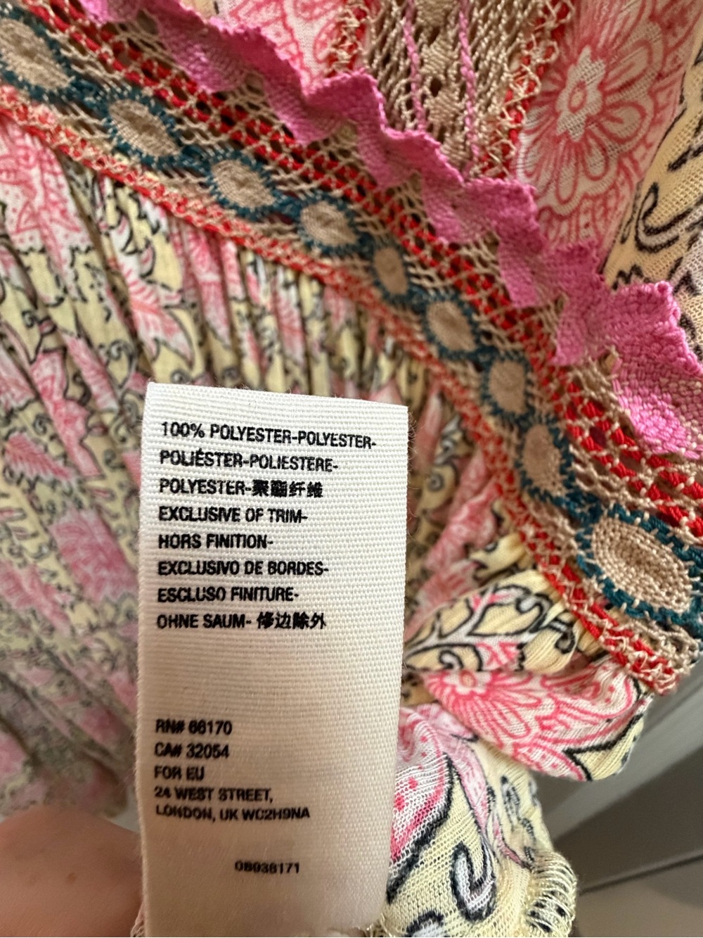 Free People Moon Child Lakeside Boho Mini Dress Tunic Size L - Picture 8 of 8